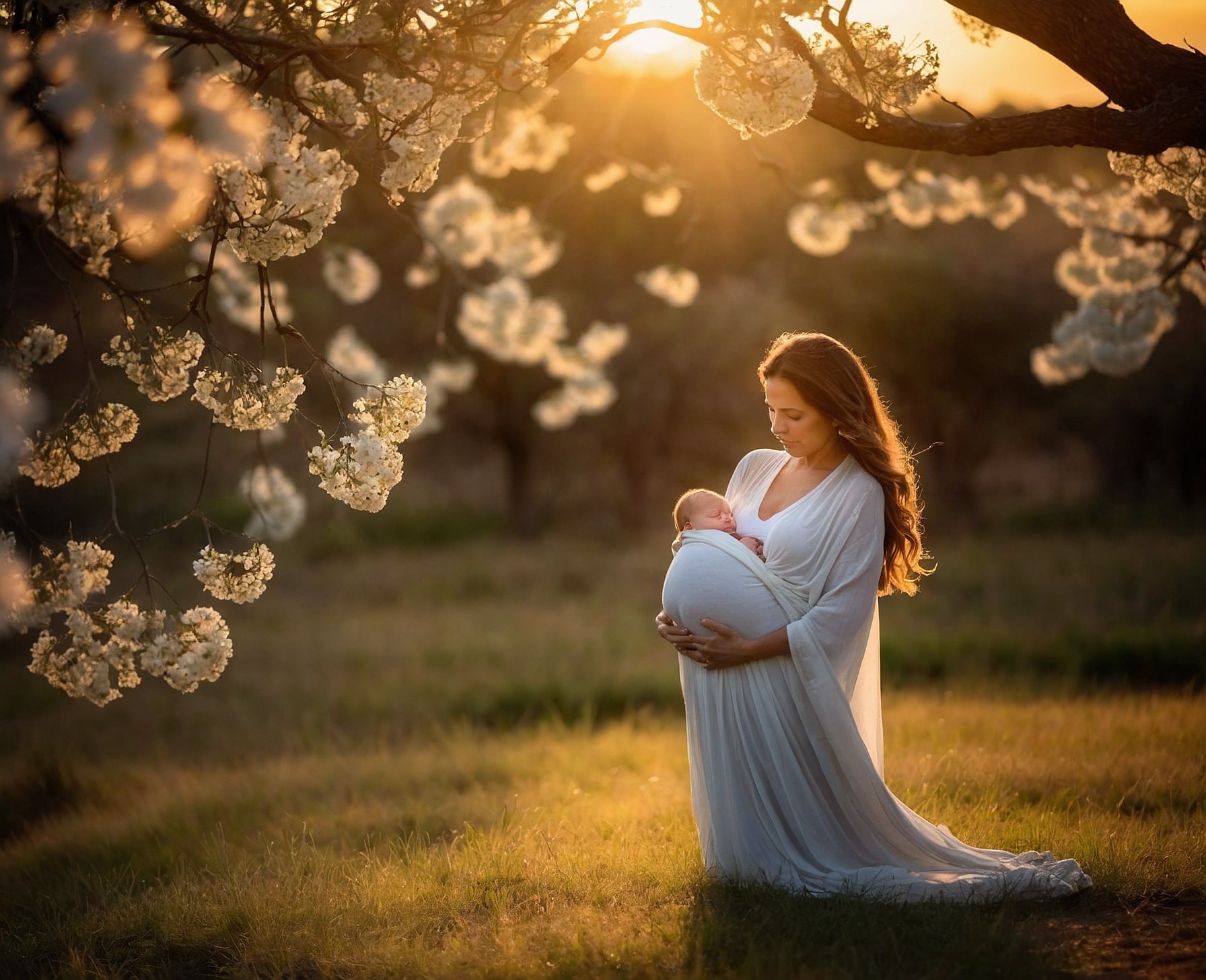 Captura de Emoción: Bebé y Mamá Embarazada - Imagen 3